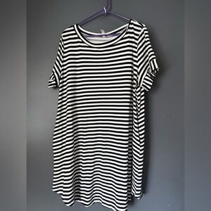 Emerald Navy and White Striped Top